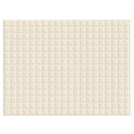 Weighted Blanket Light Cream 152x203 cm 11 kg Fabric