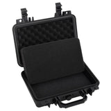 Portable Flight Case Black 30x22x10 cm PP - Top-Down View