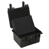 Portable Flight Case Black 27x25x18 cm PP - Top-Down View