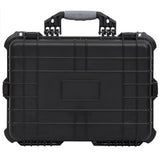 Portable Flight Case Black 52x40x19 cm PP - 45-Degree Angle