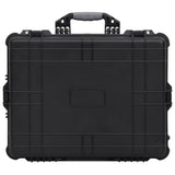 Wheeled Flight Case Black 63x50x23 cm PP - Side View