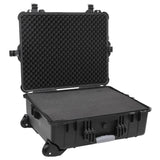 Wheeled Flight Case Black 63x50x23 cm PP - Top-Down View