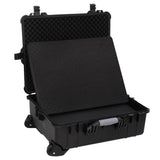 Wheeled Flight Case Black 63x50x23 cm PP - 45-Degree Angle
