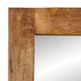 Mirror 70x50 cm Solid Wood Mango and Glass