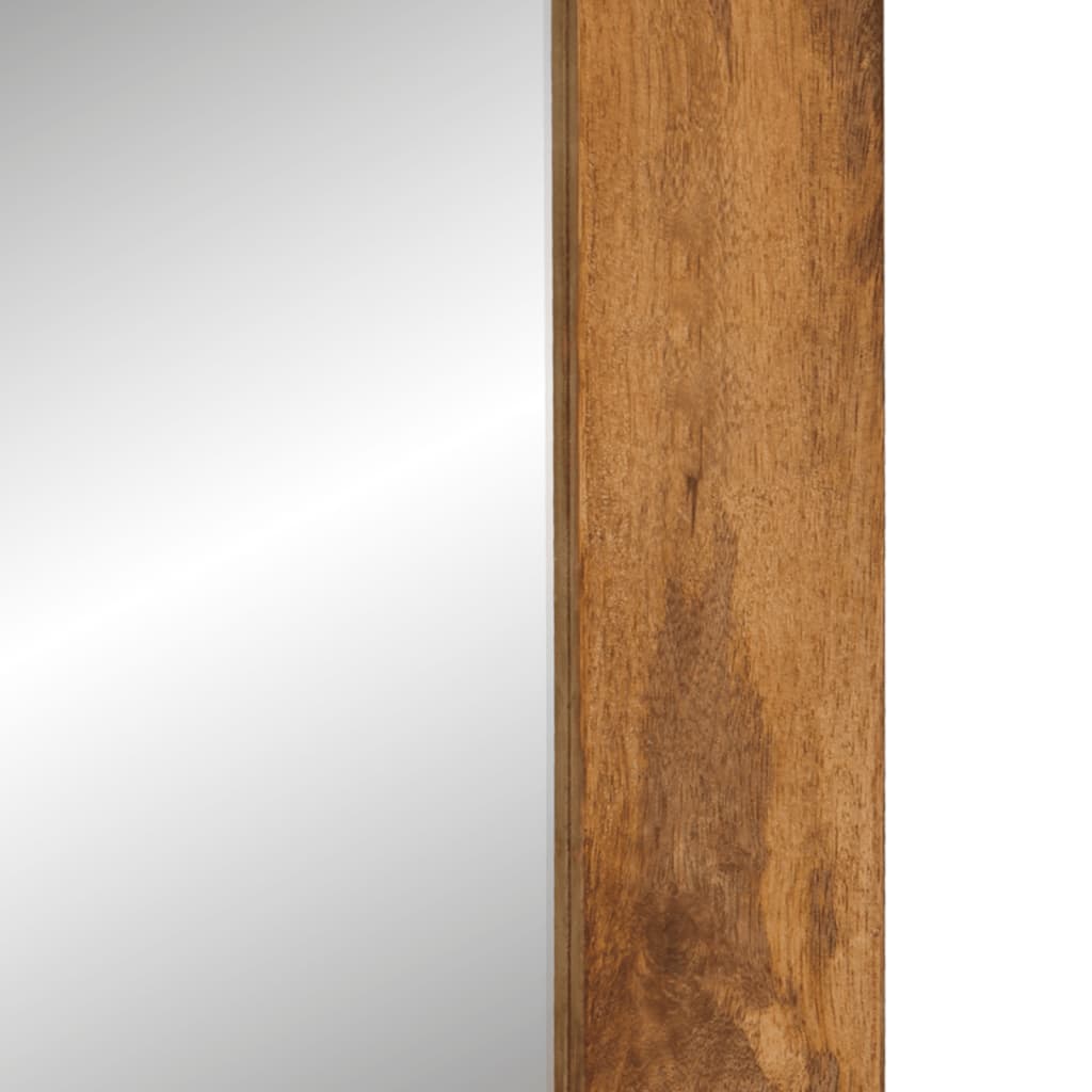 Mirror 70x50 cm Solid Wood Mango and Glass