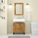 Mirror 70x50 cm Solid Wood Mango and Glass