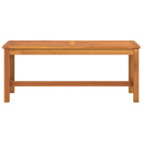 Garden Bench 110x35x45 cm Solid Wood Acacia