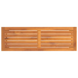 Garden Bench 110x35x45 cm Solid Wood Acacia - 45-Degree Angle