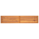 Garden Bench 180x35x45 cm Solid Wood Acacia - 45-Degree Angle