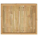 Garden Table 65x55x30 cm Bamboo - 45-Degree Angle