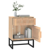 Bedside Cabinets 2 pcs 40x30x55.5 cm Engineered Wood&Iron - Rear View