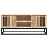 TV Cabinet 105x30x45 cm Engineered Wood and Iron