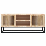 TV Cabinet 105x30x45 cm Engineered Wood and Iron