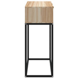 Console Table 80x30x75 cm Engineered Wood and Iron