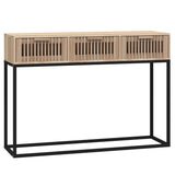 Console Table 105x30x75 cm Engineered Wood and Iron