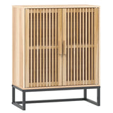 Sideboard 60x30x75 cm Engineered Wood - Front View