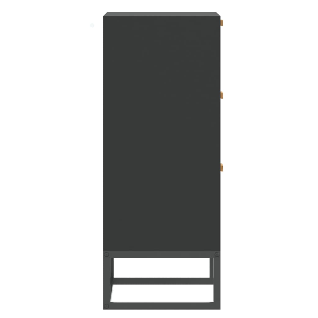 Sideboard Black 60x30x75 cm Engineered Wood