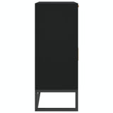 Sideboard Black 60x30x75 cm Engineered Wood - Rear View