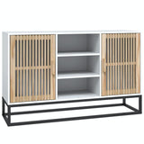 Sideboard White 105x30x65 cm Engineered Wood - Front View