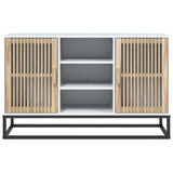 Sideboard White 105x30x65 cm Engineered Wood - 45-Degree Angle