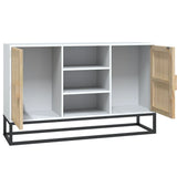 Sideboard White 105x30x65 cm Engineered Wood