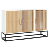 Sideboard White 105x30x65 cm Engineered Wood - Front View