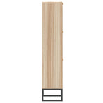 Shoe Cabinet 52x25x120 cm Engineered Wood