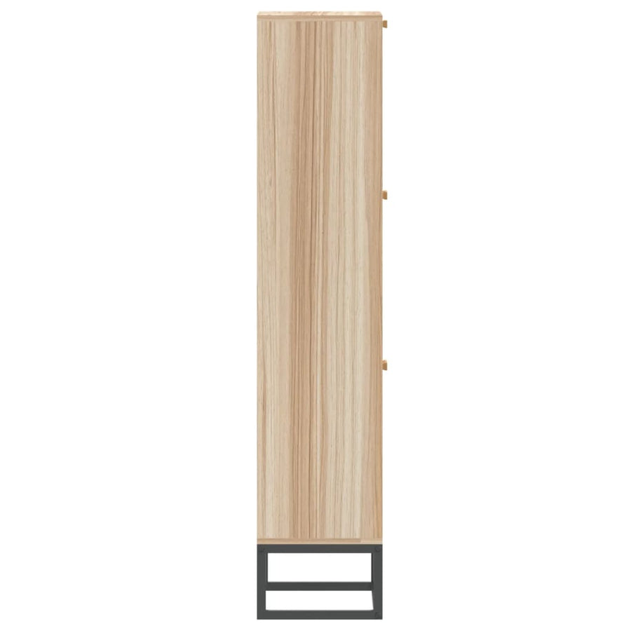 Shoe Cabinet 52x25x120 cm Engineered Wood