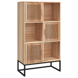 Highboard 70x35x125 cm Engineered Wood - Front View