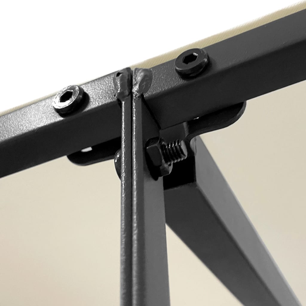 Canopy Cream 2x2.3 m 180 g/m? Fabric and Steel
