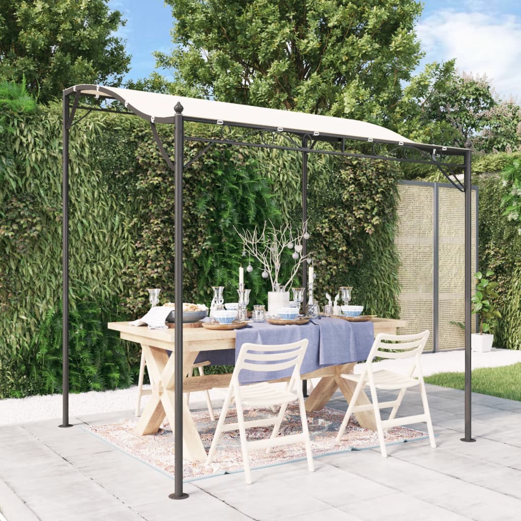 Canopy Cream 2x2.3 m 180 g/m? Fabric and Steel