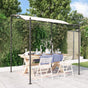Canopy Cream 2x2.3 m 180 g/m? Fabric and Steel