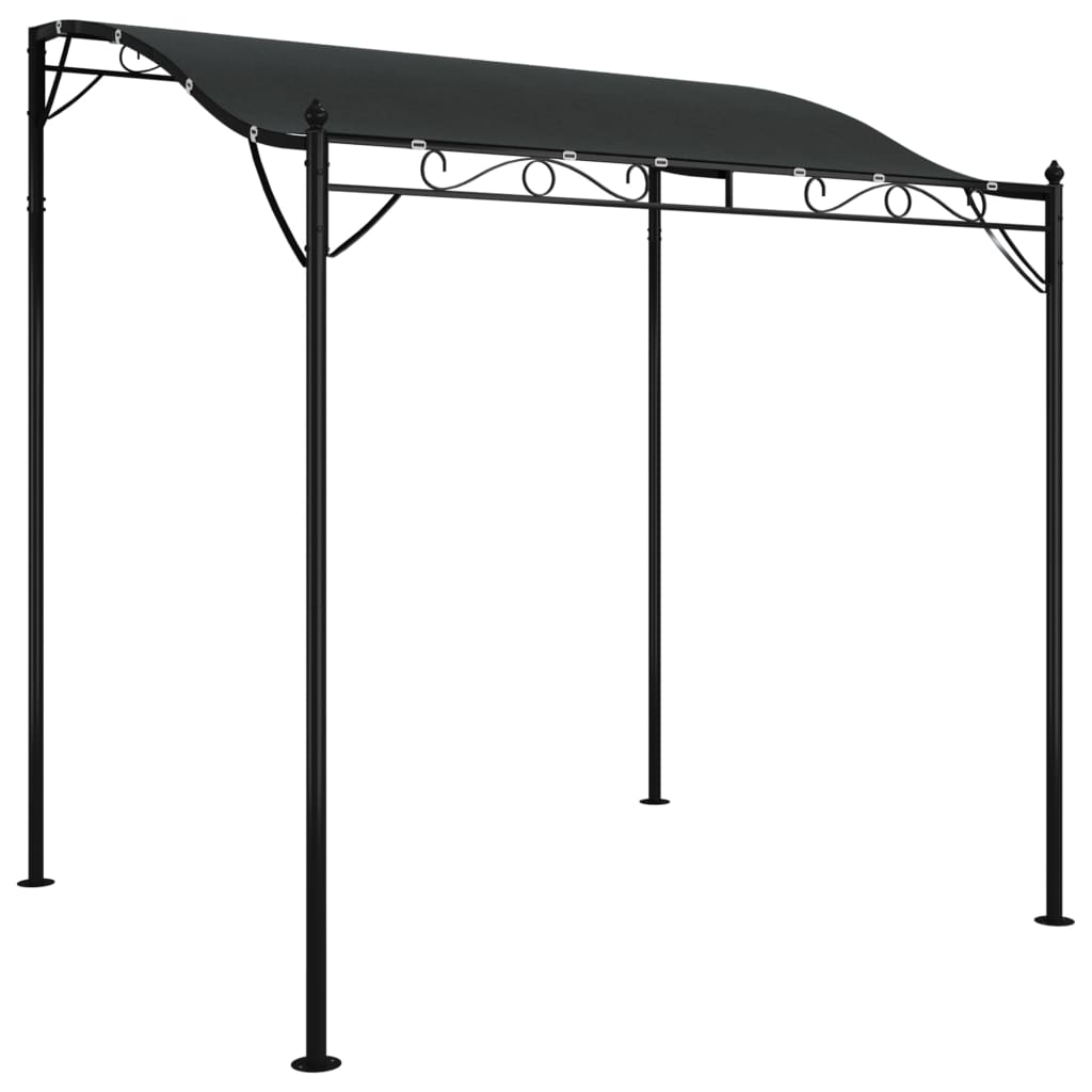 Canopy Anthracite 2x2.3 m 180 g/m? Fabric and Steel