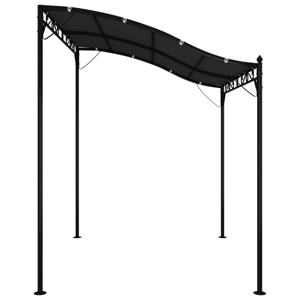 Canopy Anthracite 2x2.3 m 180 g/m? Fabric and Steel