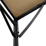 Canopy Taupe 2x2,3 m 180 g/m² Fabric and Steel - Close-Up Angle