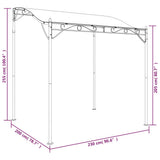 Canopy Taupe 2x2,3 m 180 g/m² Fabric and Steel