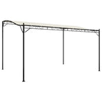 Canopy Cream 4x3 m 180 g/m² Fabric and Steel