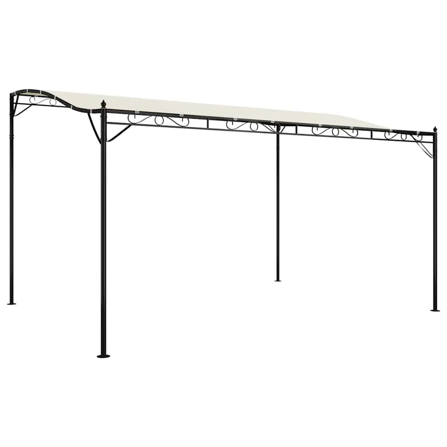 Canopy Cream 4x3 m 180 g/m² Fabric and Steel