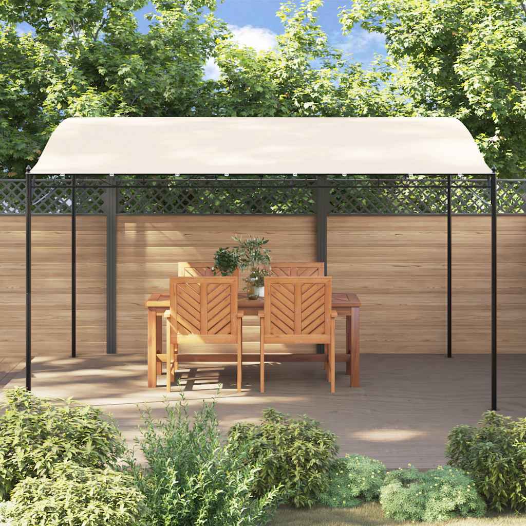 Canopy Cream 4x3 m 180 g/m² Fabric and Steel