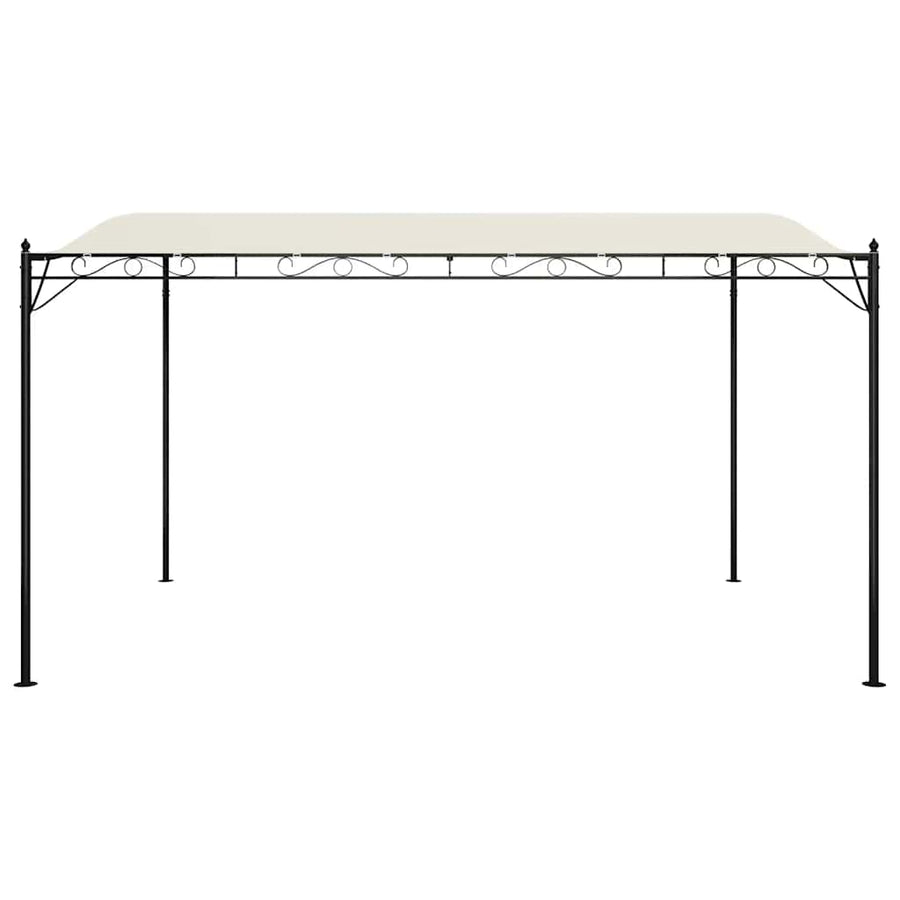 Canopy Cream 4x3 m 180 g/m² Fabric and Steel