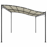 Canopy Cream 4x3 m 180 g/m² Fabric and Steel - 45-Degree Angle