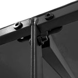Canopy Anthracite 4x3 m 180 g/m² Fabric and Steel - Rear View
