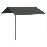 Canopy Tent Anthracite 4x4 m Steel and Fabric - Front View