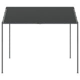 Canopy Tent Anthracite 4x4 m Steel and Fabric - Side View
