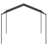 Canopy Tent Anthracite 4x4 m Steel and Fabric - Top-Down View