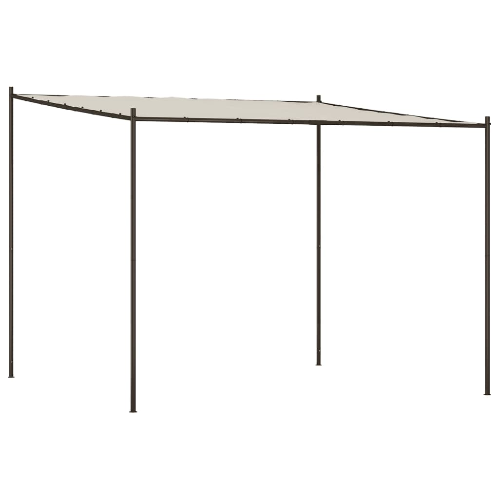 Gazebo White 3x3 m 180 g/m? Fabric and Steel