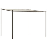 Gazebo White 3x3 m 180 g/m? Fabric and Steel
