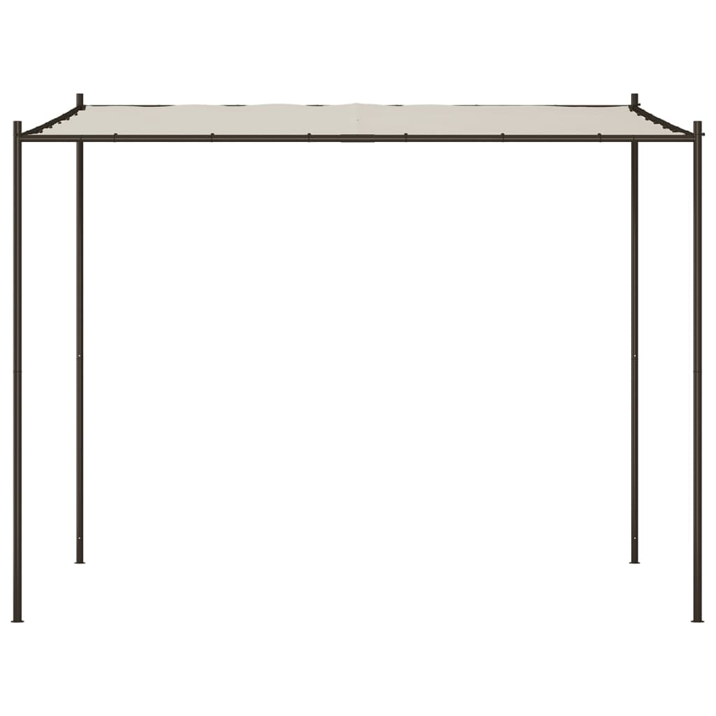 Gazebo White 3x3 m 180 g/m? Fabric and Steel