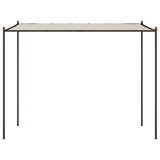 Gazebo White 3x3 m 180 g/m² Fabric and Steel - Side View