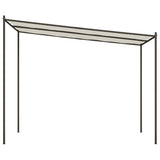Gazebo White 3x3 m 180 g/m? Fabric and Steel